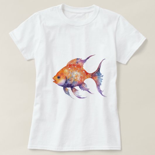 Het Erg Bezorgde Goudvis T-Shirt (Design voorkant)