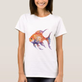 Het Erg Bezorgde Goudvis T-Shirt (Voorkant)