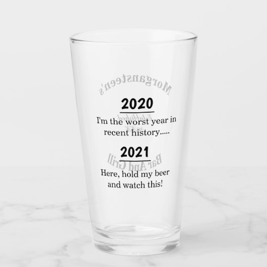 Het ergste jaar in de recente geschiedenisNovelty  Glas (Voorkant)