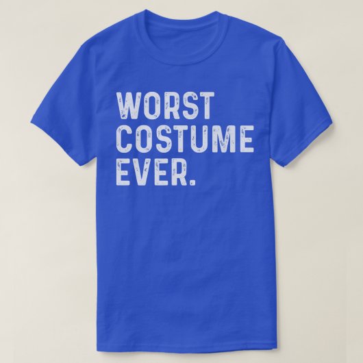 Het ergste kostuum ooit schamel  halloween voor ma t-shirt (Design voorkant)