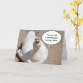 Het ernstige Wenskaart van de Gans Kaart (Gele Bloem)