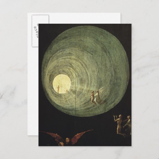 Het escent van de Gezegene Briefkaart (Voorkant / Achterkant)