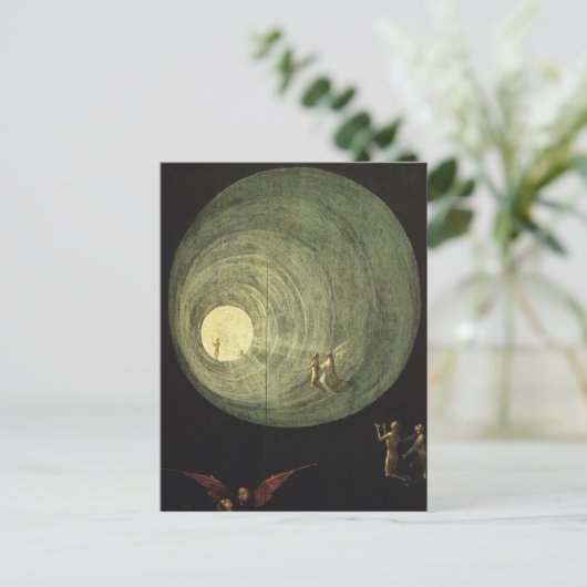 Het escent van de Gezegene Briefkaart (Staand voorkant)