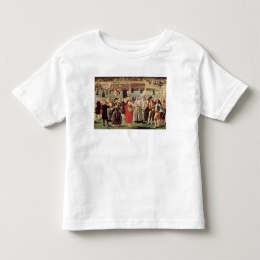 Het escent van de Montgolfier-ballon Kinder Shirts (Voorkant)