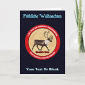 Het Eskader van het Rendier van de kerstman - Feestdagen Kaart (Voorkant)