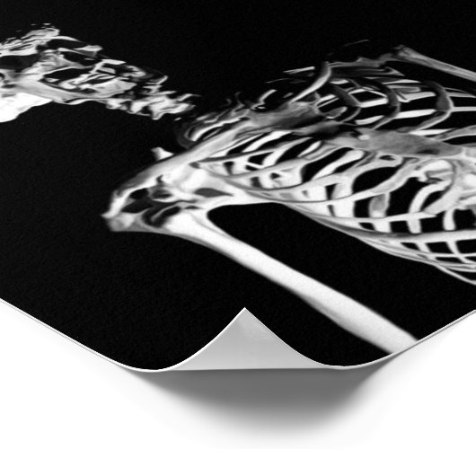 Het eskelet van het Man Poster (Hoek)