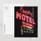 Het Esquire,  Chicago Neon Sign Briefkaart (Voorkant / Achterkant)