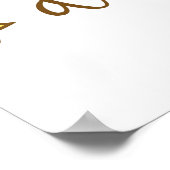 Het essentiële is onzichtbaar voor het oog poster (Hoek)