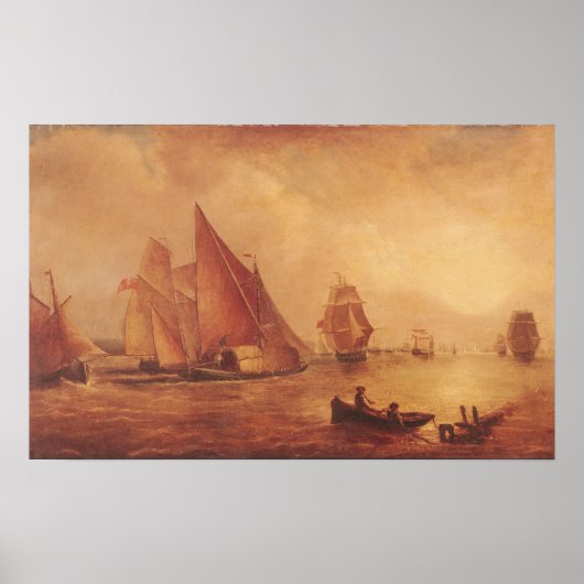 Het estuarium van de Theems en de Medway Poster (Voorkant)