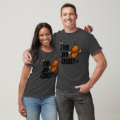 het eten het bed vrienden t-shirt (Unisex)