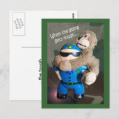 Het eten krijgt hard Briefkaart (Voorkant / Achterkant)