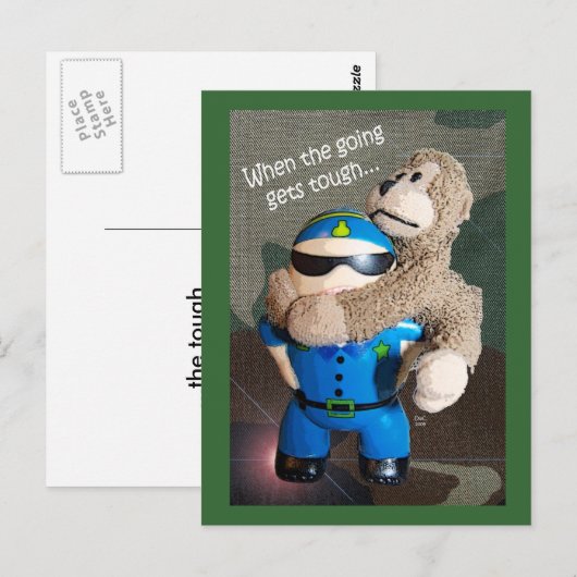 Het eten krijgt hard Briefkaart (Voorkant / Achterkant)