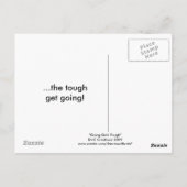 Het eten krijgt hard Briefkaart (Achterkant)