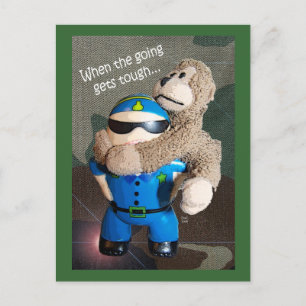 Het eten krijgt hard Briefkaart