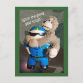 Het eten krijgt hard Briefkaart (Voorkant)