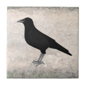 Het eten van Crow Ceramic Tegel Tegeltje (Voorkant)