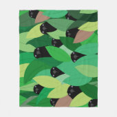 Het eten van Crow Fleece Deken (Voorkant)