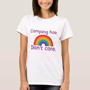 Het eten van de haar maakt het niet uit om de rege t-shirt
