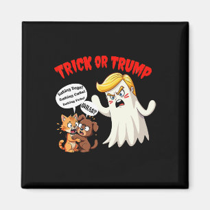 Het eten van de honden truc of Trump Funny Trump 2 Magneet