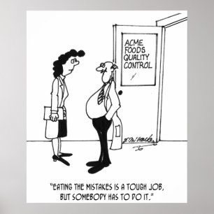 Het eten van de Mistakes Poster