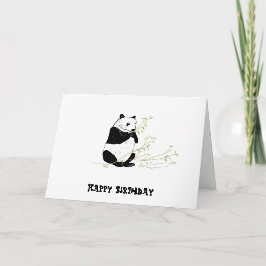 Het Eten van de panda Kaart (Voorkant)
