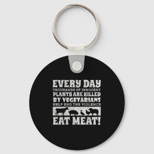 Het eten van dieren is een raar Shirt World Vegan Sleutelhanger