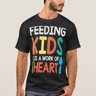 Het eten van Kinderen is een werk van de Heart Lun T-shirt