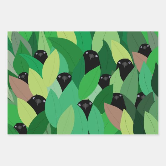 Het eten van Kraai Wrapping Paper Sheets (Voorkant 3)