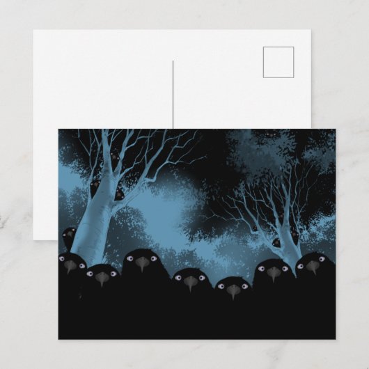 Het eten van kraaien Briefkaarten (Voorkant / Achterkant)