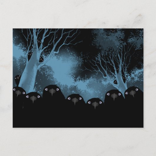 Het eten van kraaien Briefkaarten (Voorkant)