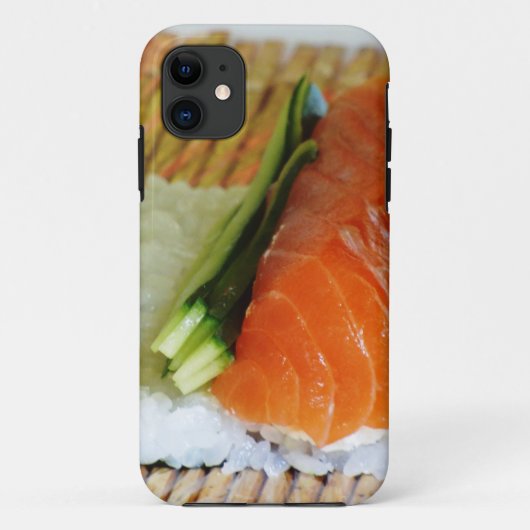 Het eten van sushi voedsel gezondheid rijst sesam Case-Mate iPhone case (Achterkant)