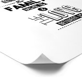 Het eten voor ons de familie naast ons... poster (Hoek)