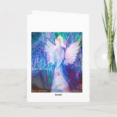 Het Etherische Wenskaart van de engel Kaart (Achterkant)