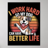 Het ethos van toegewijde pup ouders poster (Voorkant)