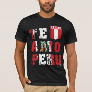 Het etiket Amo Peru - InKa1821 T-shirt