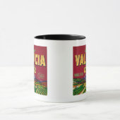 Het etiket Valencia Apple - Watsonville, CA Mok (Midden)