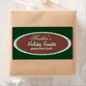 Het etiket van de het ornamentbakkerij van (Insitu)