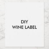 HET ETIKET VAN DE WIJN DIY (Enkel label)