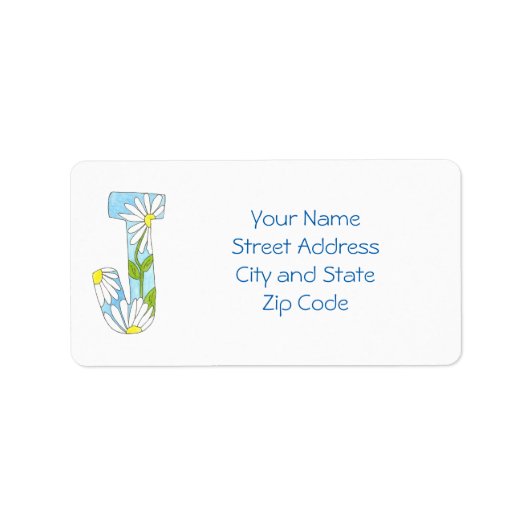 Het Etiket van het Adres van de dag aan Personalis (Voorkant)