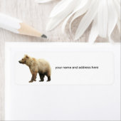 Het Etiket van het Adres van de terugkeer met griz (Insitu)