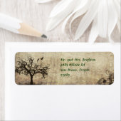 Het Etiket van het Adres van de terugkeer met Voge (Insitu)