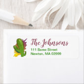 Het etiket van het Adres van de Terugkeer van de Z (Insitu)