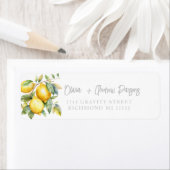 Het Etiket van het Adres van het Manuscript van de (Insitu)