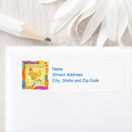 Het etiket van het contactadres van de keuze van d (Insitu)