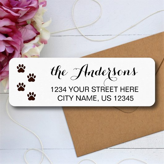 Het etiket van het de Naam van de Familie van de s