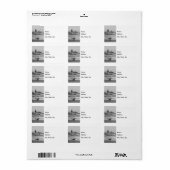 Het etiket van het het adresetiket van de schoonhe (Full Sheet)