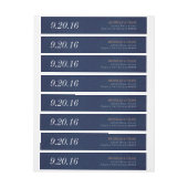 Het etiket van het het wegadres, marineblauw, spar (Vel)