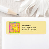 Het etiket van het hoofdretouradres (Insitu)