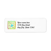 Het etiket van het retouradres van uw Heels ophale (Voorkant)