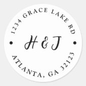 Het etiket van het zwarte en Witte Wuwen Wederzijd (Voorkant)